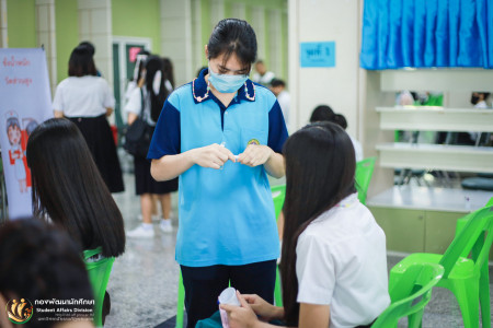 กองพัฒนานักศึกษา มหาวิทยาลัยราชภัฏพระนคร จัดให้มีการตรวจสุขภาพนักศึกษาใหม่ภาคปกติ ประจำปีการศึกษา 2563