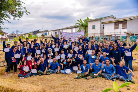 พิธีปิด และมอบประกาศนียบัตร โครงการพัฒนาพื้นที่ภายในมหาวิทยาลัยราชภัฏพระนคร ให้เป็นแหล่งเรียนรู้ต้นแบบโคกหนองนา (วันที่ 14 )