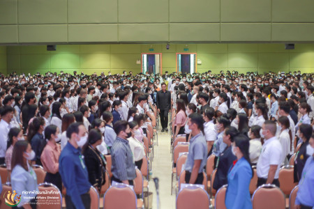 บรรยากาศการฝึกซ้อมย่อย ฝึกซ้อมใหญ่พิธีพระราชทานปริญญาบัตร ปีการศึกษา 2563-2564