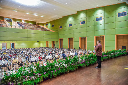 บรรยากาศการฝึกซ้อมย่อยมหาบัณฑิต ดุษฎีบัณฑิต และบรรยากาศการฝึกซ้อมใหญ่ (ขานนามบัณฑิต) รอบเช้า-รอบบ่าย ณ หอประชุมภัทรมหาราช